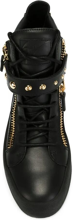 Giuseppe Zanotti 'Riley' hi-top sneakers Zwart - Foto 4