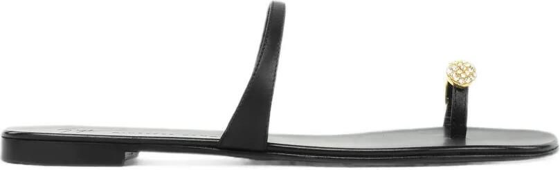 Giuseppe Zanotti Ring sandalen Zwart