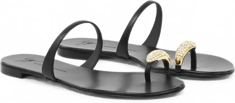 Giuseppe Zanotti Ring sandalen Zwart - Foto 3
