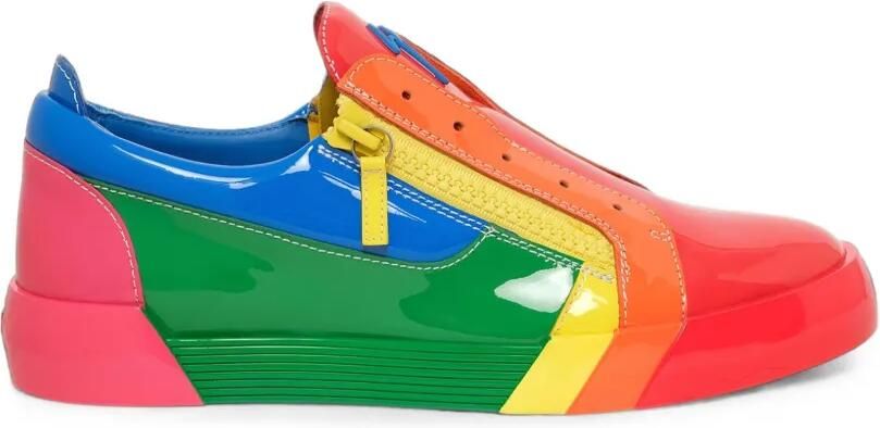 Giuseppe Zanotti RNBW sneakers met zijrits Rood
