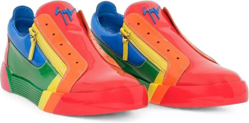 Giuseppe Zanotti RNBW sneakers met zijrits Rood - Foto 3