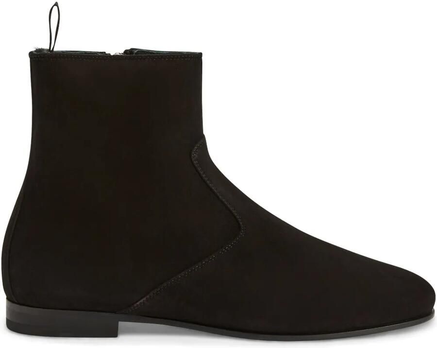 Giuseppe Zanotti Ron enkellaarzen BLACK