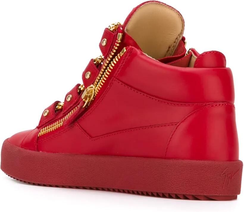 Giuseppe Zanotti 'Royce' mid-top sneakers Rood - Foto 2