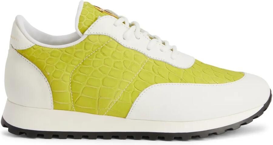Giuseppe Zanotti Runner leren sneakers Groen
