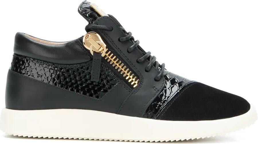 Giuseppe Zanotti Runner-panel sneakers Zwart