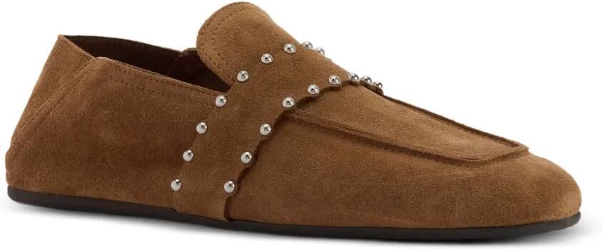 Giuseppe Zanotti Rupert loafers verfraaid met studs Bruin