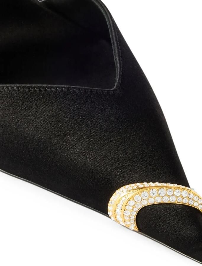 Giuseppe Zanotti Salamander slingback pumps 105 Zwart - Foto 2