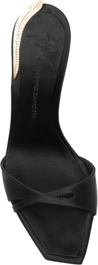 Giuseppe Zanotti Salamander square-toe sandals Zwart - Foto 4