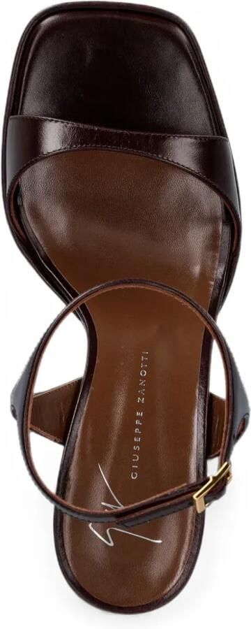 Giuseppe Zanotti Sandalen met blokhak Bruin - Foto 4