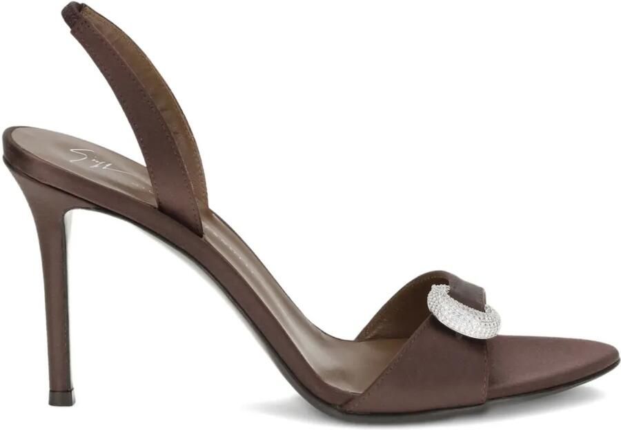 Giuseppe Zanotti Sandalen met gesp Bruin