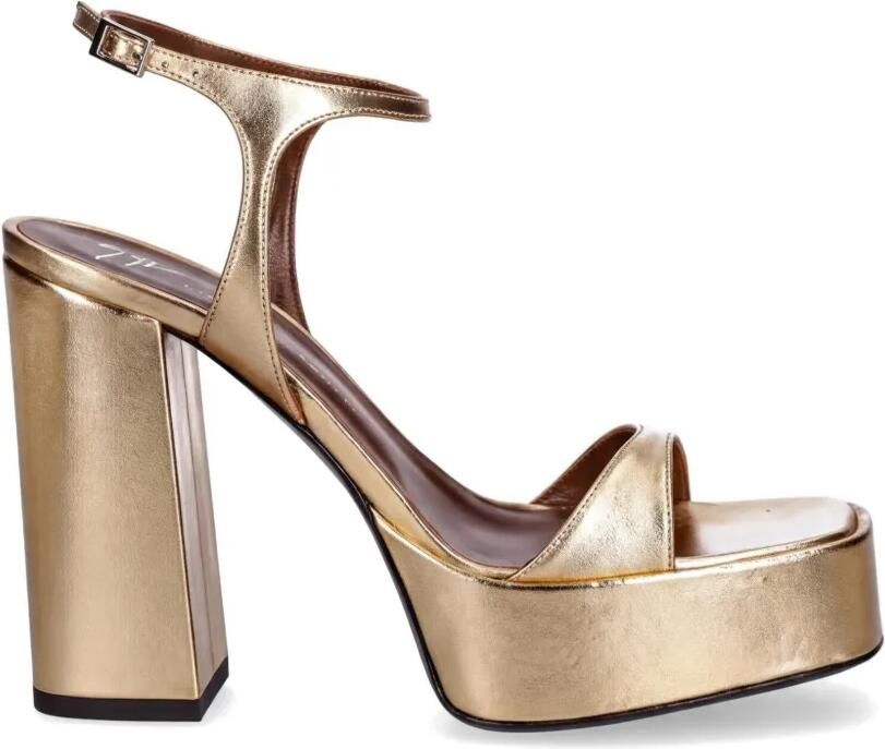 Giuseppe Zanotti Sandalen met plateauzool Goud