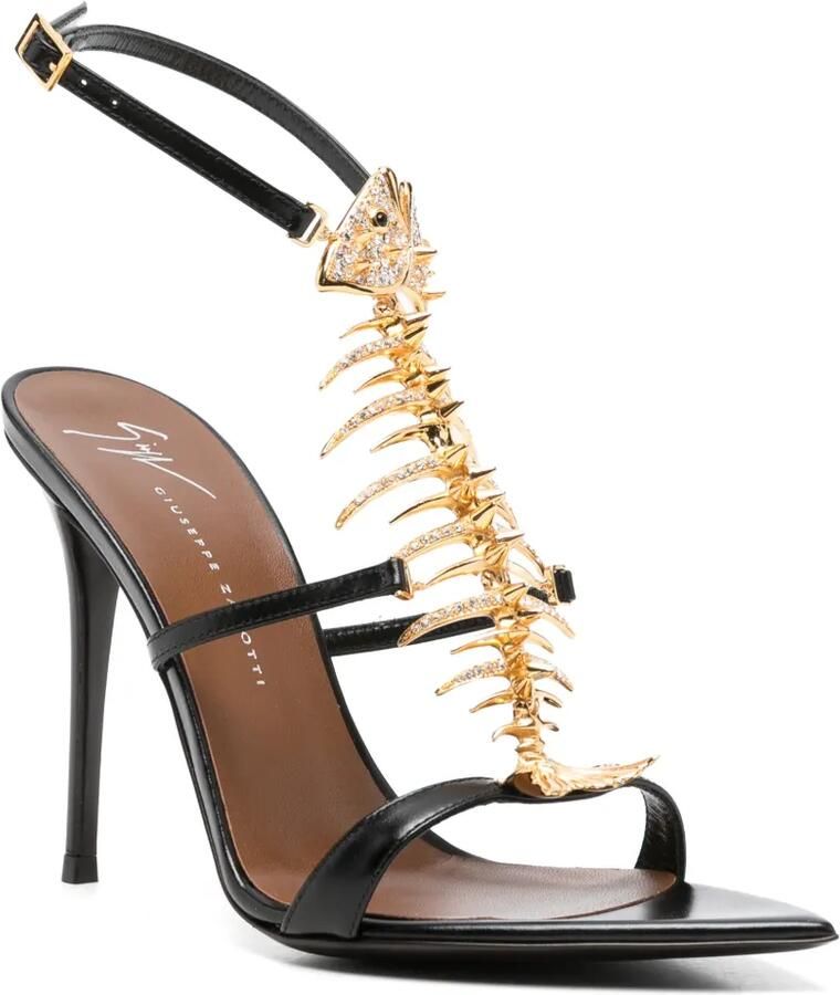 Giuseppe Zanotti Sandalen met puntige neus Zwart - Foto 2