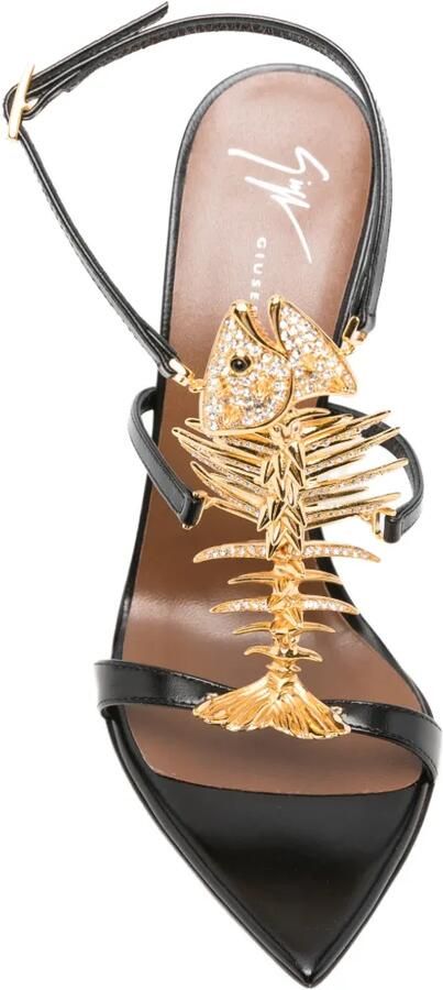 Giuseppe Zanotti Sandalen met puntige neus Zwart - Foto 4