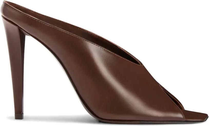 Giuseppe Zanotti Sandalen met vierkante neus Bruin