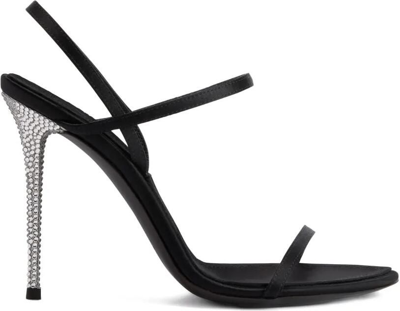 Giuseppe Zanotti Saphyra sandalen met open neus Zwart