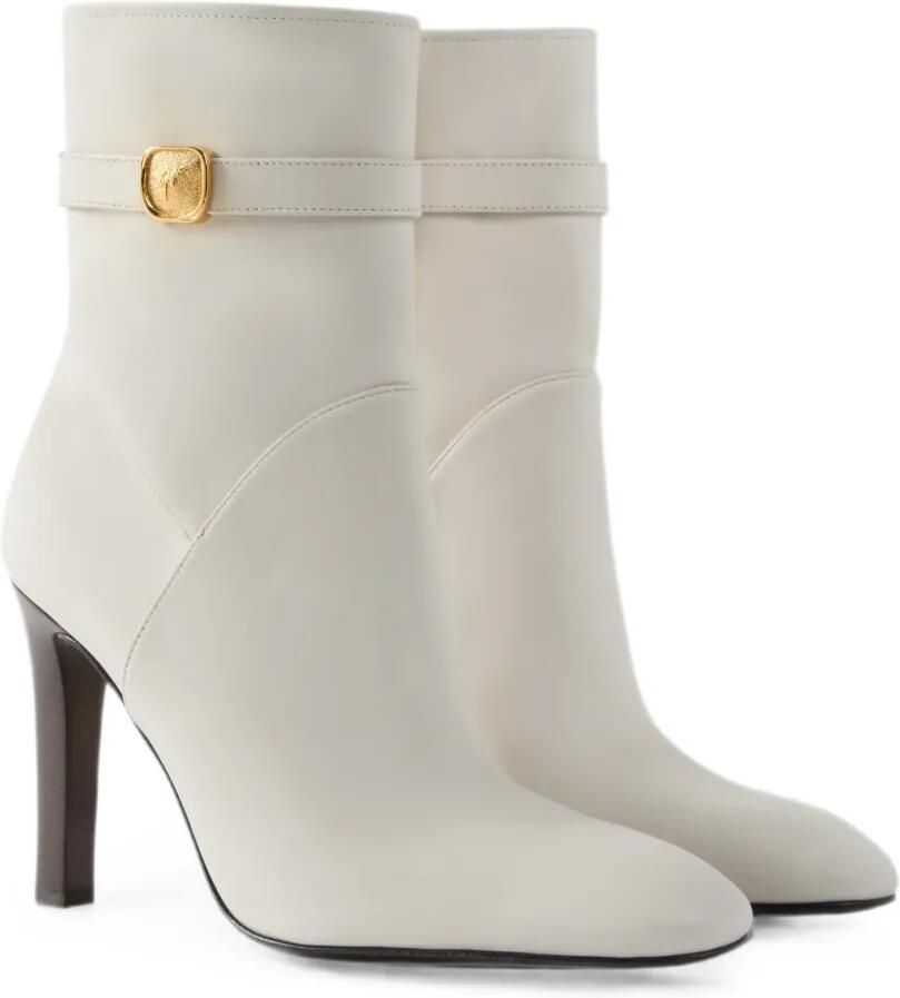 Giuseppe Zanotti Seal enkellaarzen Wit