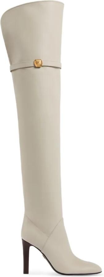 Giuseppe Zanotti Seal overknee laarzen Beige