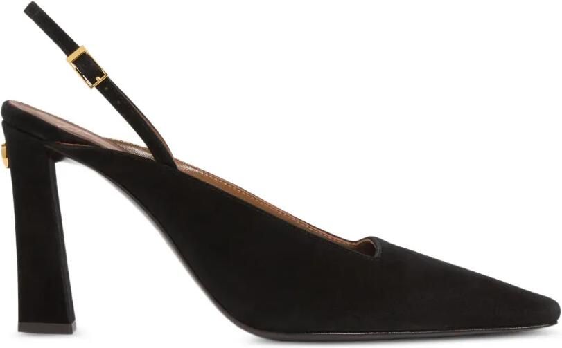Giuseppe Zanotti Seal slingback pumps Zwart