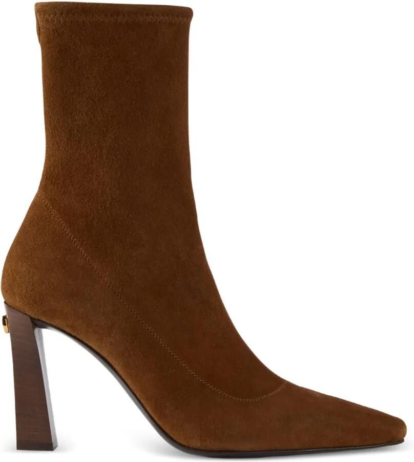 Giuseppe Zanotti Seal stretch enkellaarzen Bruin