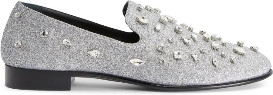 Giuseppe Zanotti Seymour Bijoux loafers Zilver