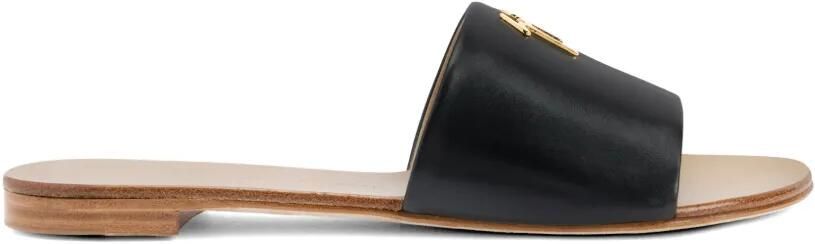 Giuseppe Zanotti Shirley platte sandalen Zwart