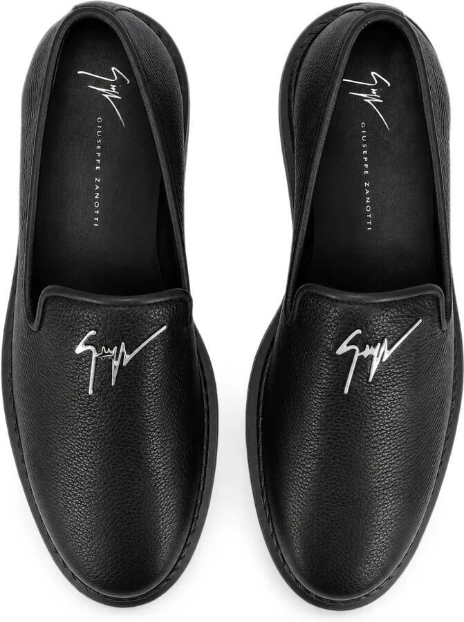 Giuseppe Zanotti Signature leren sneakers Zwart - Foto 2