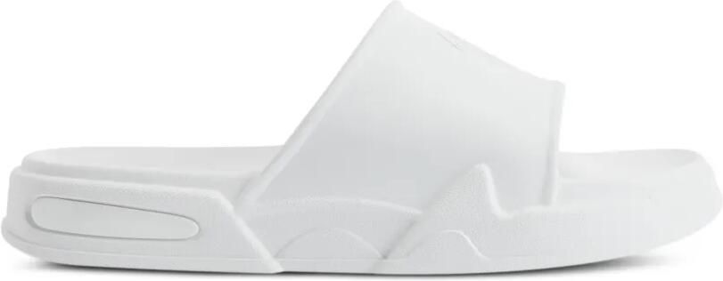 Giuseppe Zanotti Signature slippers met logo Wit
