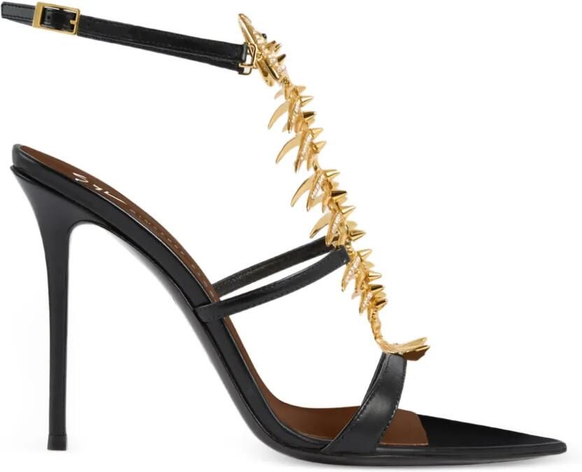 Giuseppe Zanotti Slim 2.0 105 sandalen verfraaid met kristallen Zwart - Foto 3