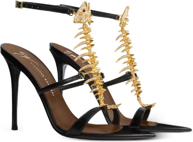 Giuseppe Zanotti Slim 2.0 105 sandalen verfraaid met kristallen Zwart - Foto 4