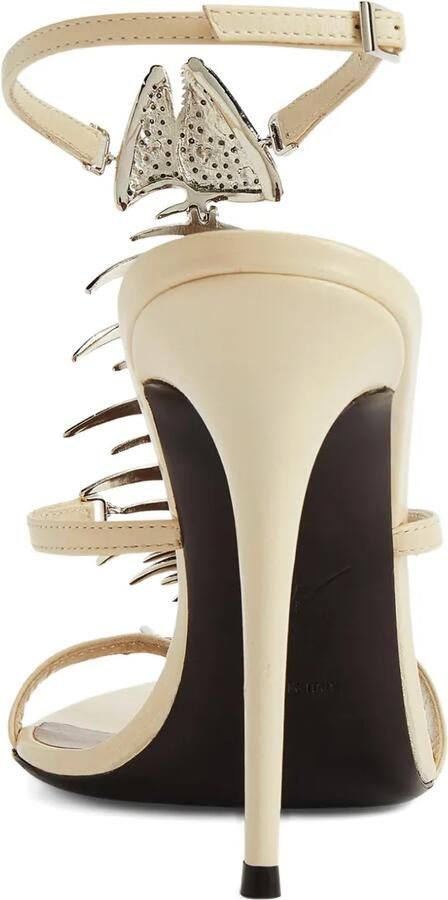 Giuseppe Zanotti Slim 2.0 pumps met visgraatpatroon Beige - Foto 3