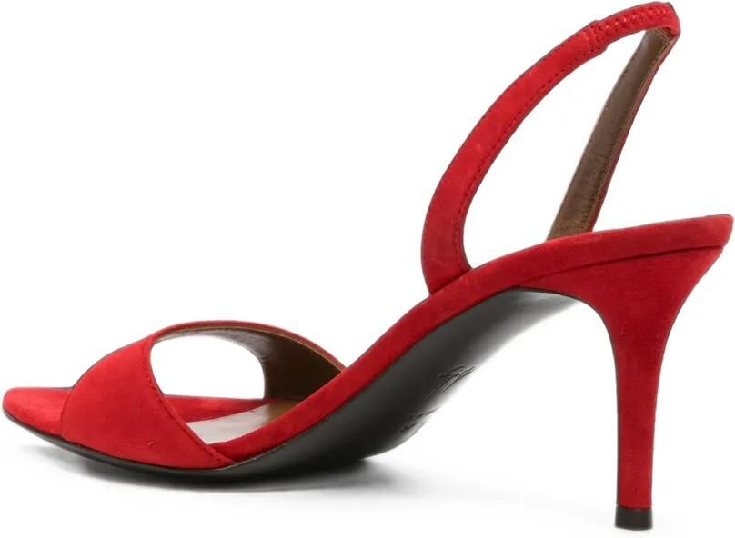 Giuseppe Zanotti Slingback sandalen met hak Rood - Foto 2