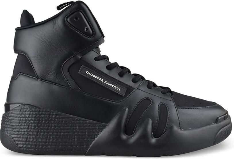 Giuseppe Zanotti Sneakers met logopatch Zwart
