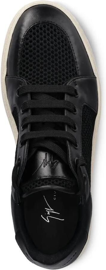 Giuseppe Zanotti Sneakers met mesh vlakken Zwart - Foto 3