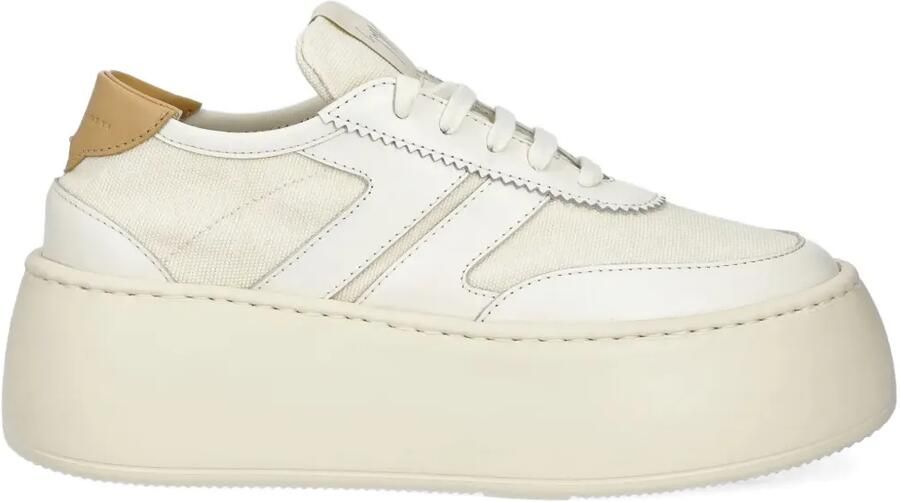 Giuseppe Zanotti Sneakers met plateauzool Beige
