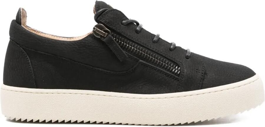Giuseppe Zanotti Sneakers met ritsdetail Zwart
