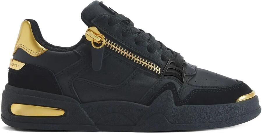 Giuseppe Zanotti Sneakers met ritsdetail Zwart