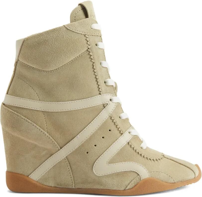 Giuseppe Zanotti Sneakers met sleehak Beige