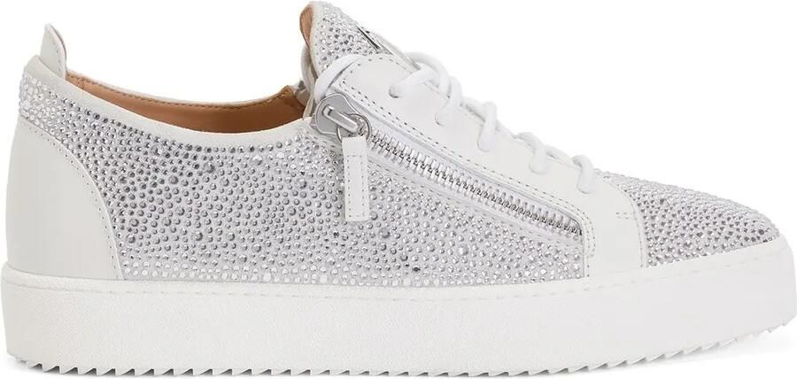 Giuseppe Zanotti Sneakers met stras Wit