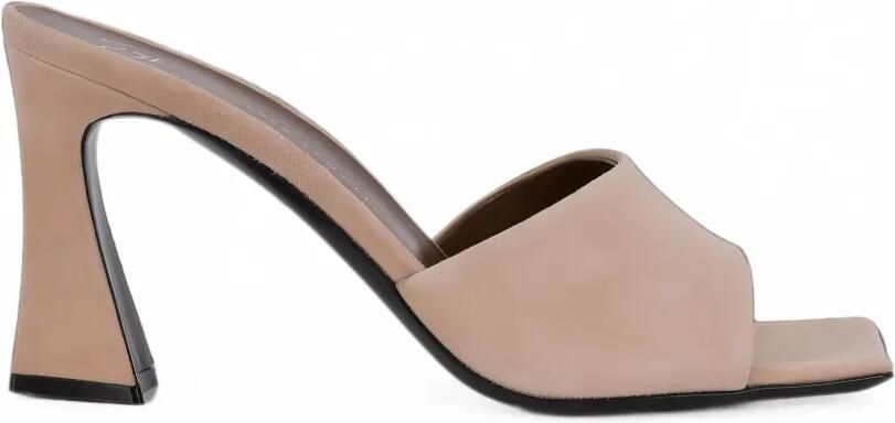 Giuseppe Zanotti Solhene muiltjes met vierkante neus Beige
