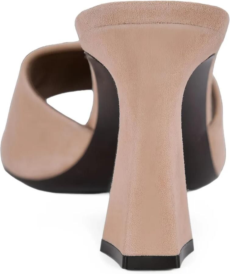 Giuseppe Zanotti Solhene muiltjes met vierkante neus Beige - Foto 2