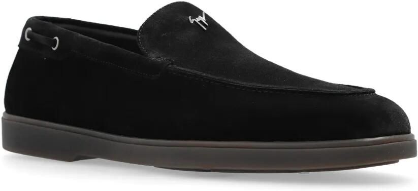 Giuseppe Zanotti Suède loafers Zwart