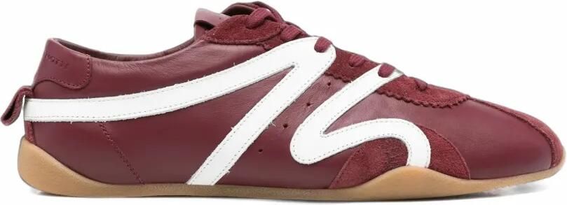 Giuseppe Zanotti suede-panelled sneakers Rood
