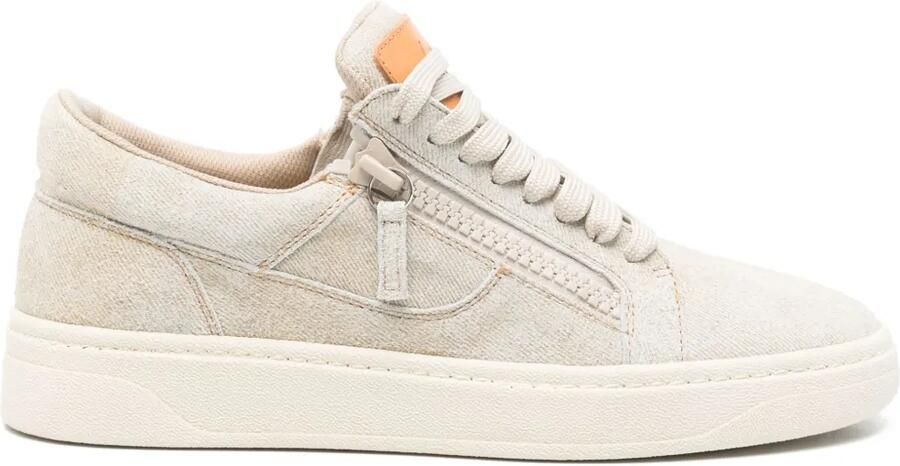 Giuseppe Zanotti Suède sneakers Beige