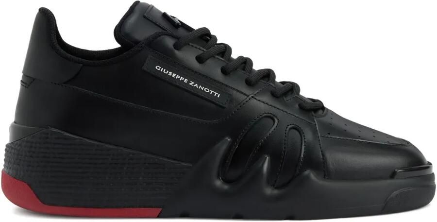 Giuseppe Zanotti Talon leren sneakers Zwart