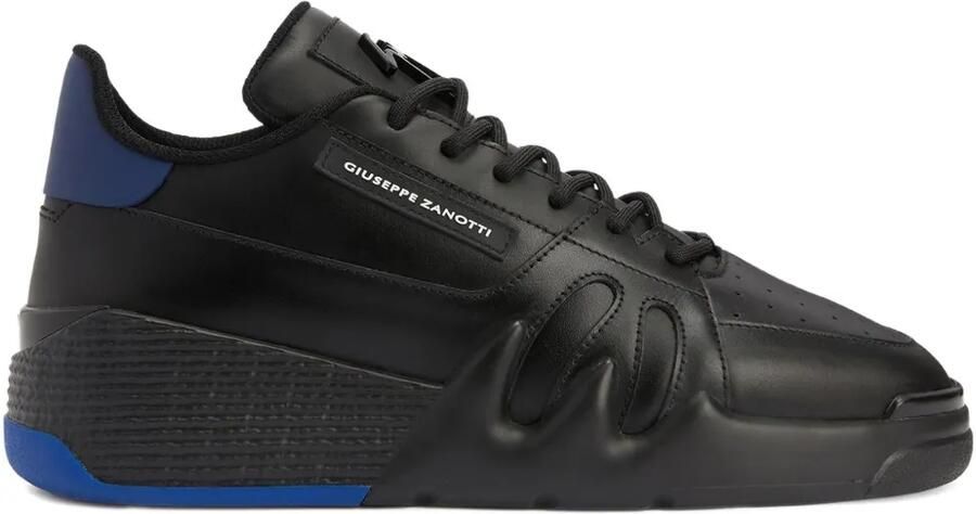 Giuseppe Zanotti Talon leren sneakers Zwart
