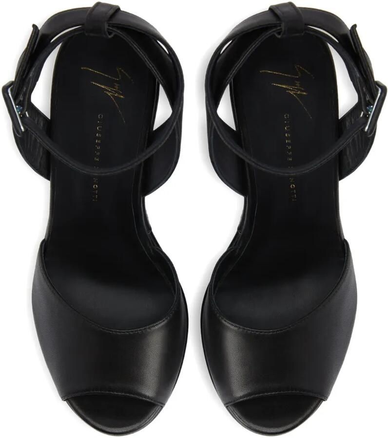 Giuseppe Zanotti Tarifa sandalen met plateauzool en enkelbandje Zwart - Foto 2