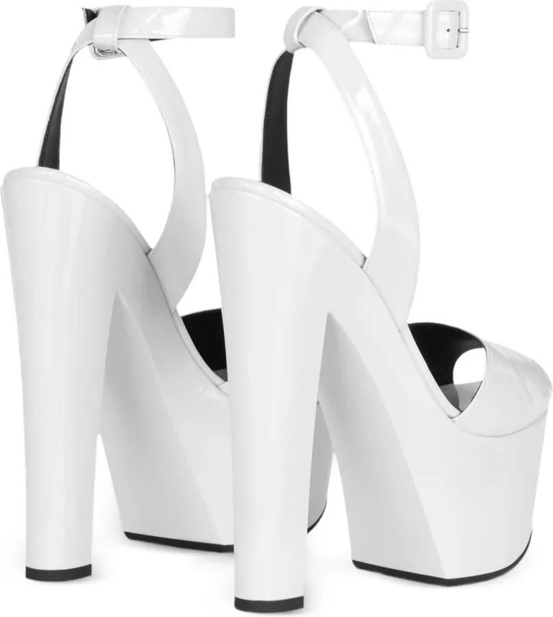 Giuseppe Zanotti Tarifa sandalen met plateauzool Wit - Foto 2