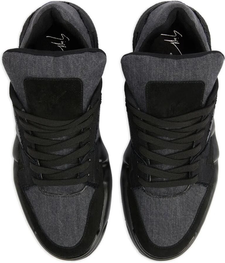 Giuseppe Zanotti Tazlon sneakers met logopatch Zwart - Foto 2