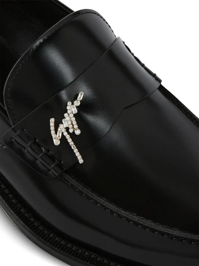 Giuseppe Zanotti Tiberius loafers Zwart - Foto 3