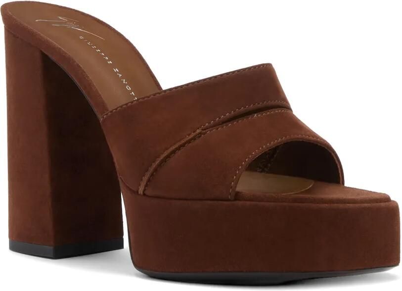 Giuseppe Zanotti Uitgesneden sandalen Bruin